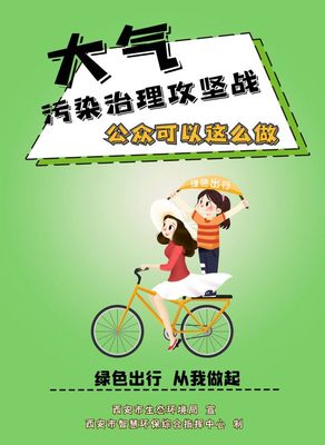 參與大氣污染治理公眾可以做些啥?這組海報告訴你